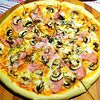 Фото к позиции меню Пицца Ветчина, сыр, грибы