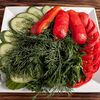 Фото к позиции меню Ассорти из свежих овощей