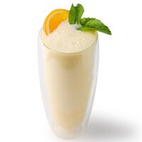 Молочный коктейль Апельсин-пломбир