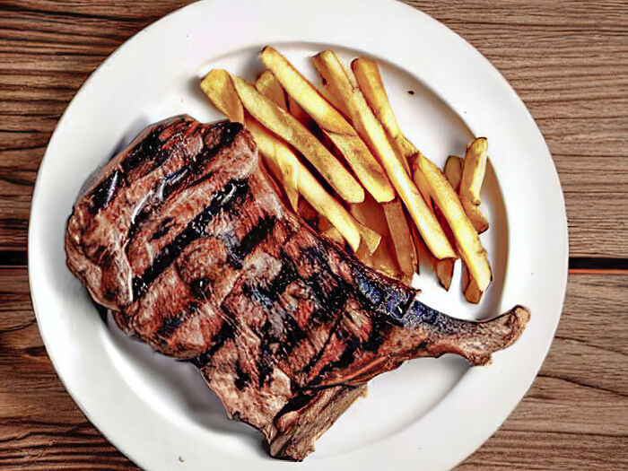 T-bone with fries