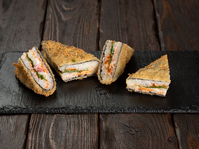Темпурный сэндвич с крабом