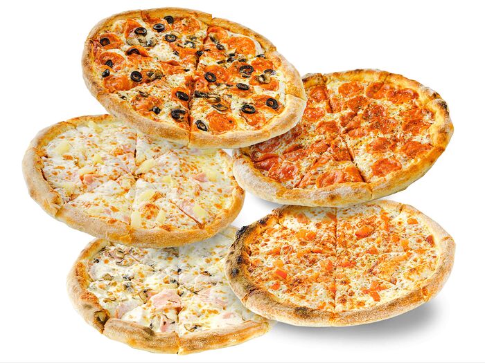 5 Средних пицц