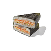 Фото к позиции меню Онигири с лососем и сливочный сыром