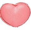 Фото к позиции меню Пирожное макарон Сердце (розовое)