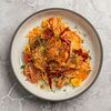Фото к позиции меню Итальяно с пепперони, салями в томатно-сливочном соусе и сыром пармезан