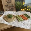 Фото к позиции меню Хумус с овощными стиками