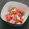 Фото к позиции меню Мини-салат с томатами и фетой