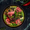 Фото к позиции меню Салат с ростбифом и печеными овощами