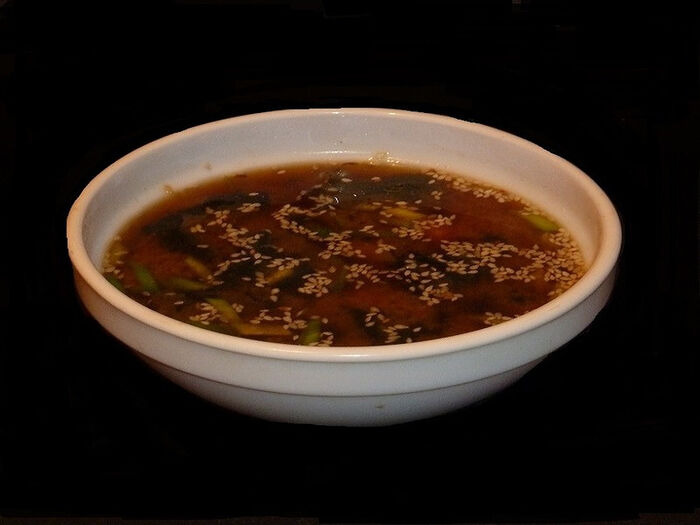 Мисо суп с угрем