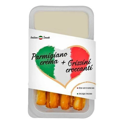 Сыр-крем из Пармезана+Гриссини Italian Snack 50г