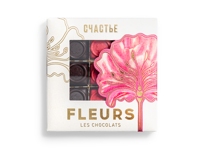 Шоколадные конфеты Les fleurs Счастье
