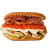 Фото к позиции меню Сэндвич с курицей, беконом и чоризо new