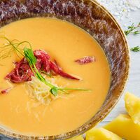 Крем-суп из сладкого батата