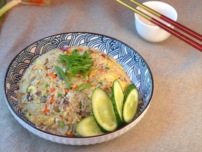 Тайский рис с яйцом