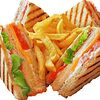 Фото к позиции меню Клаб-сэндвич с пепперони