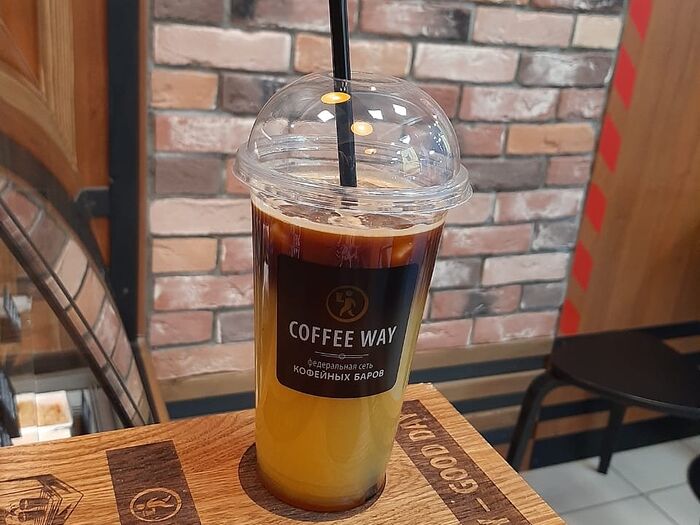 Холодный апельсиновый кофе