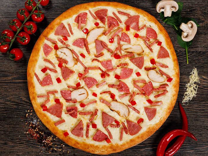 Пицца Мясное ассорти