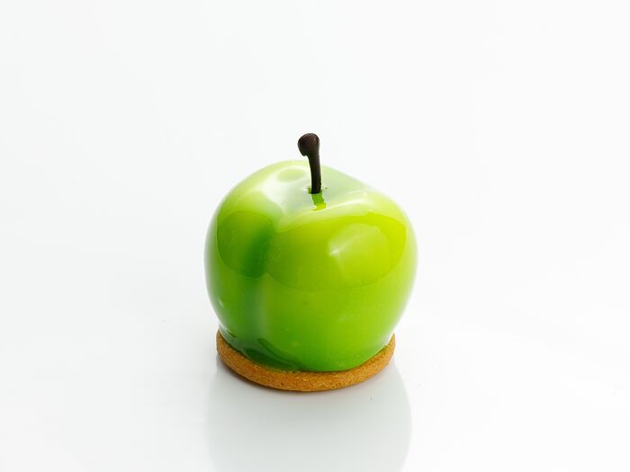 Десерт яблоко-ваниль