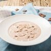 Фото к позиции меню Молочный суп с шоколадным ганашем