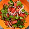 Фото к позиции меню Розовый салат с помидорами