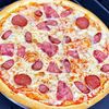 Фото к позиции меню Пицца мясная Хомяк