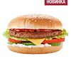 Фото к позиции меню Чизбургер большой с куриной котлетой