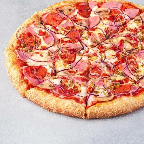 Пицца Дракон 40 см на толстом с сыром