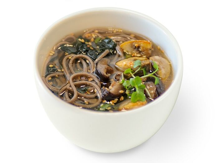 Мисо суп с грибами Шиитаке