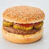 Фото к позиции меню Гамбургер с говяжьей котлетой