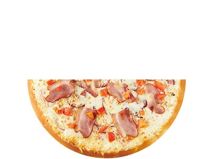 Пицца Карбонара половинка