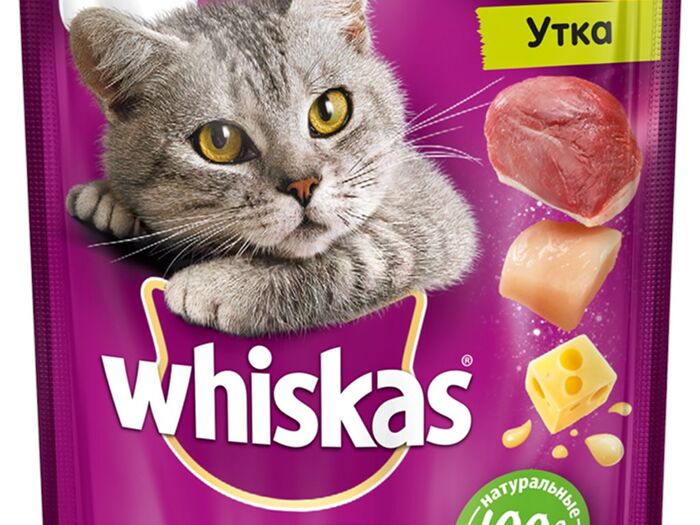 Корм для кошек аппетитный микс курица/утка/сыр Whiskas 75г