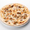 Фото к позиции меню Пицца с колбасками сальсичча и белыми грибами