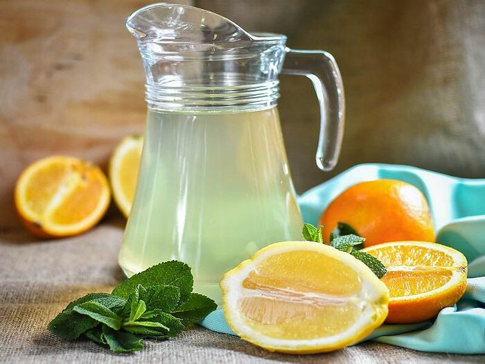 Лимонад апельсиново-имбирный