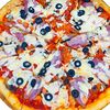 Фото к позиции меню Пицца с беконом и сыром