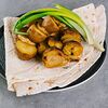 Фото к позиции меню Шашлык из картофеля с салом на мангале