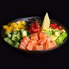 Фото к позиции меню Поке салат с лососем