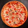 Фото к позиции меню Пицца с Грибами и ветчиной