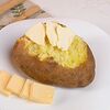 Фото к позиции меню Запеченный картофель с маслом и сыром