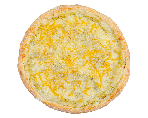 Пицца Четыре сыра на тонком тесте 25 см