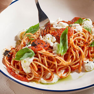 Spaghetti pomodoro e basilico