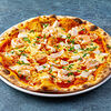 Фото к позиции меню Пицца с креветками и кальмарами