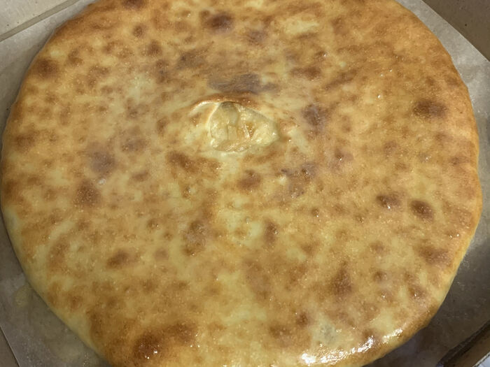 Осетинский пирог с картофелем и грибами