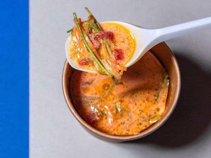 Сливочно-томатный суп Veg