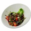 Фото к позиции меню Теплый салат с телятиной и баклажанами
