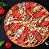 Фото к позиции меню Пицца 25смЦыпленок под соусом терияки