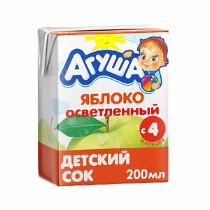 Сок Детский Яблоко Агуша