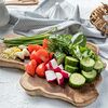 Фото к позиции меню Свежие овощи с ароматной зеленью и пряной солью