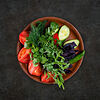 Фото к позиции меню Букет из свежих овощей 400г