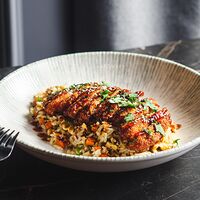 Рис с цыпленком в азиатском стиле