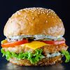 Фото к позиции меню Чизбургер с котлетой и кетчупом